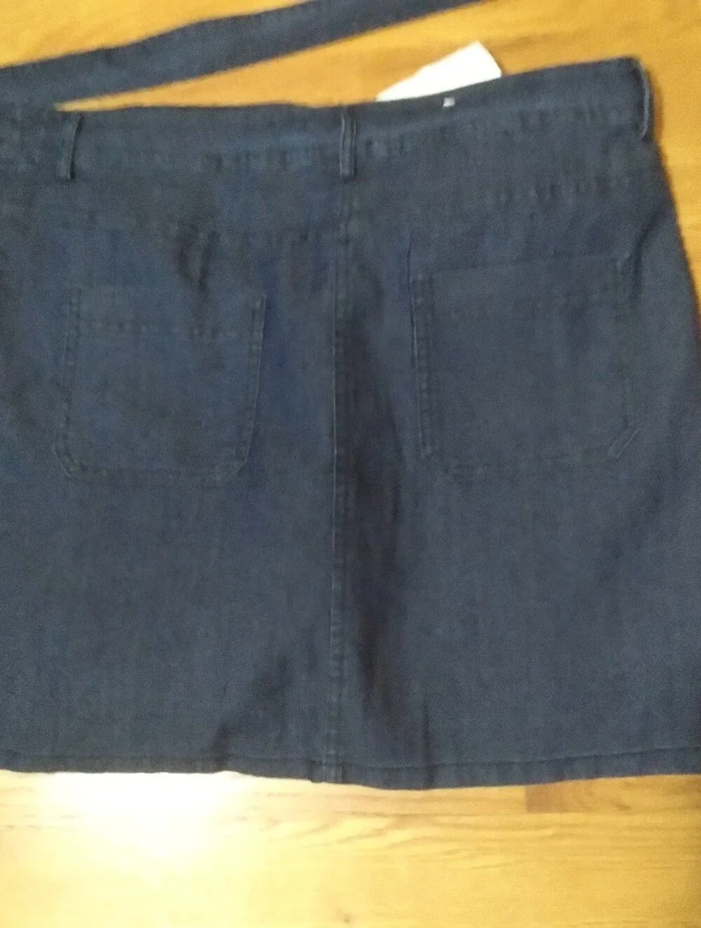 White Stag Skort Dark Blue Denim Skort with Belt